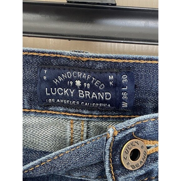 Lucky Brand Jeans Men's Tag 36x30 221 Original Straight Fit Measure 38x31 - Picture 5 of 8